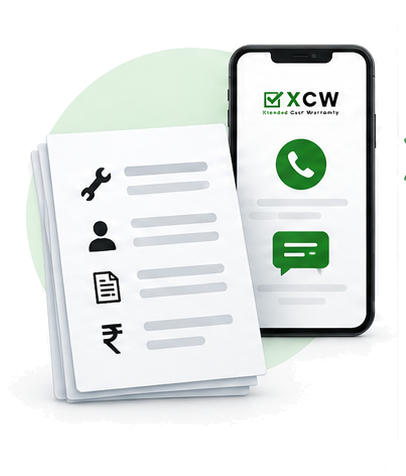Sharing service centre and repair details with XCW